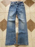 DIVIDED JEANS WAIST 22" HIP 34" LENGTH 41"