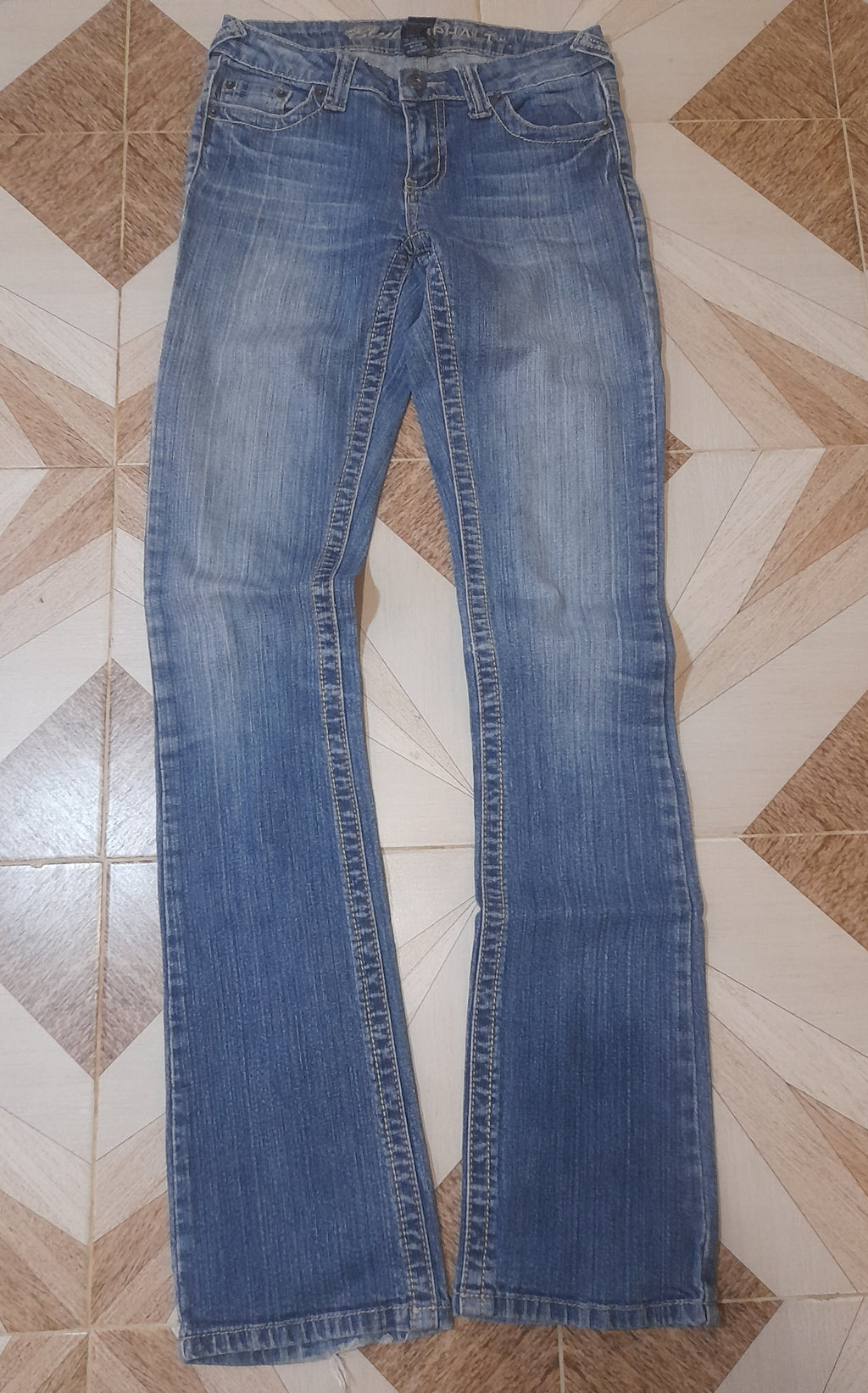 BLUE ASPHALT JEANS Waist 24" Hip 32" Length 41"