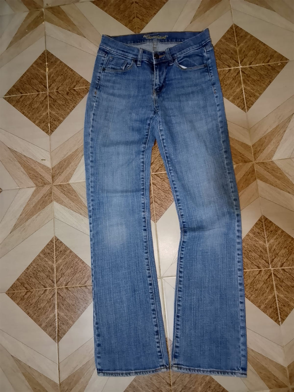 STREAT HEART JEANS Waist 26" Hip 34" Length 40"