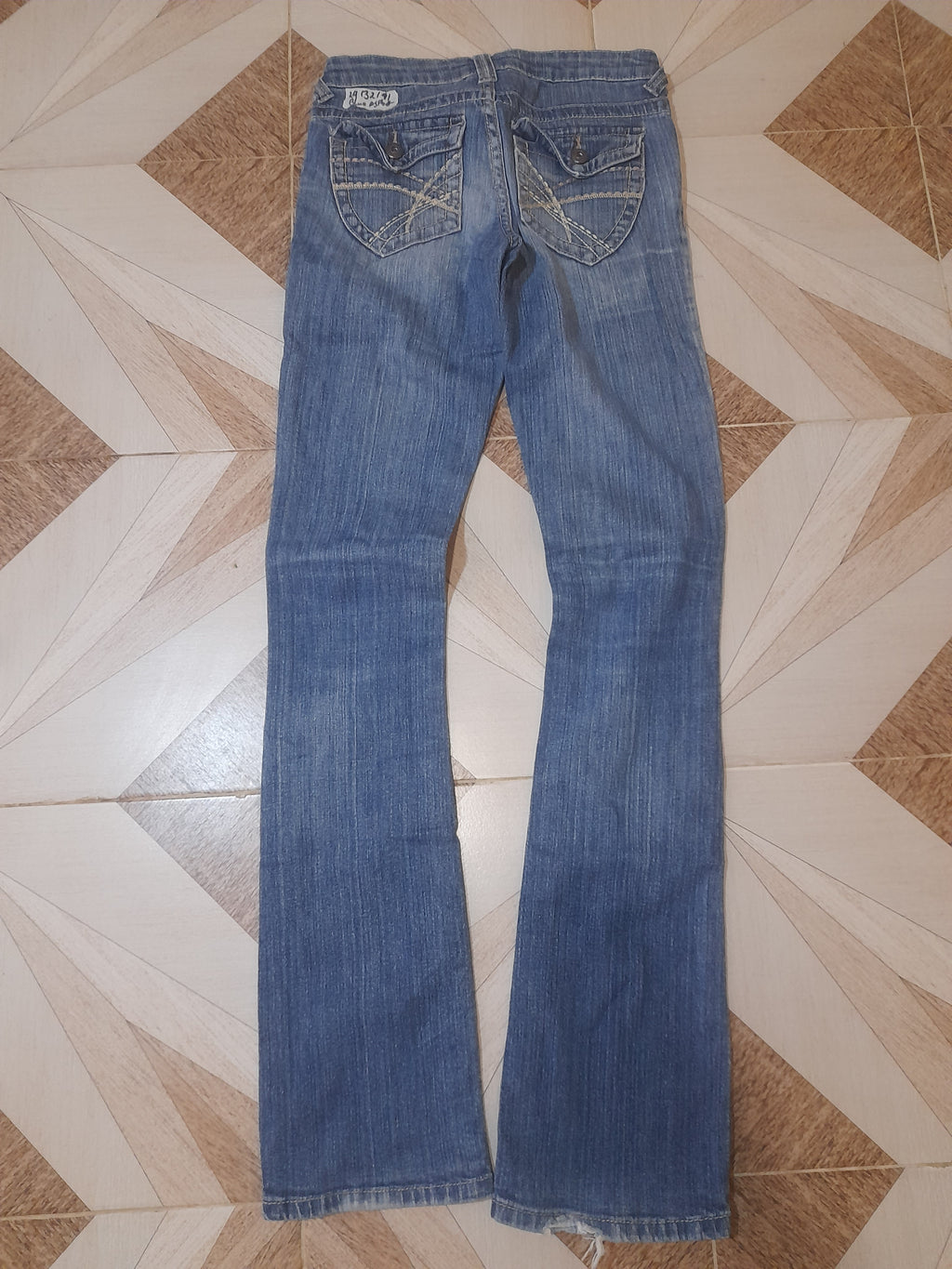 BLUE ASPHALT JEANS Waist 24" Hip 32" Length 41"