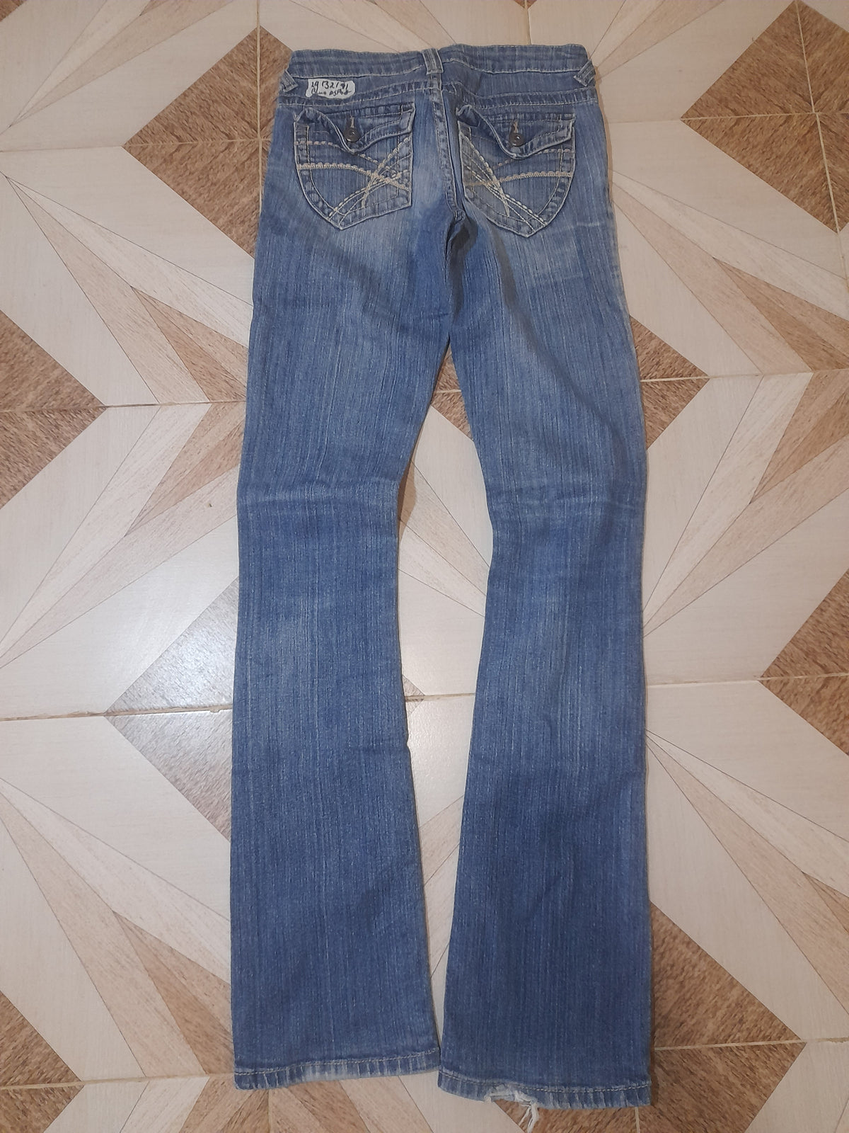 BLUE ASPHALT JEANS Waist 24" Hip 32" Length 41"