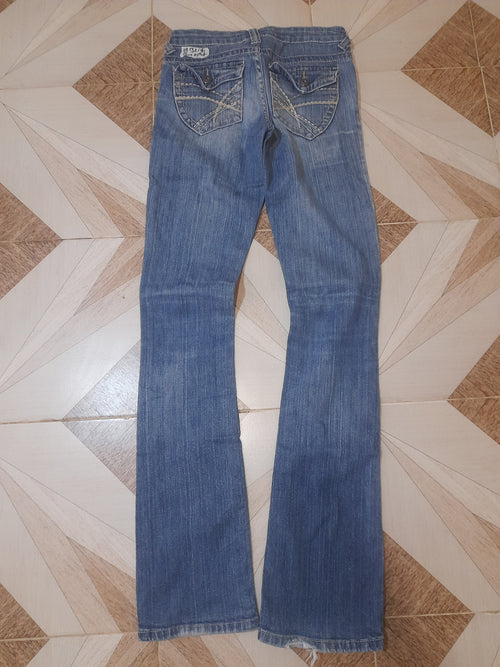 BLUE ASPHALT JEANS Waist 24" Hip 32" Length 41"