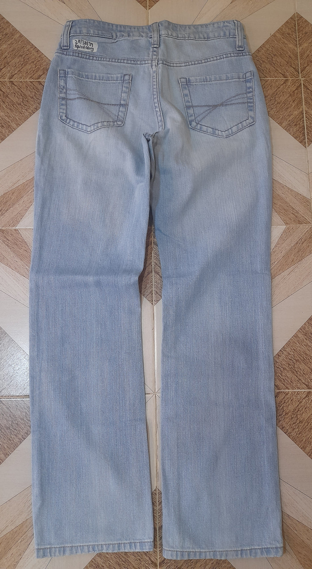 FADED GLORY JEANS Waist 27" Hip 38" Length 39"